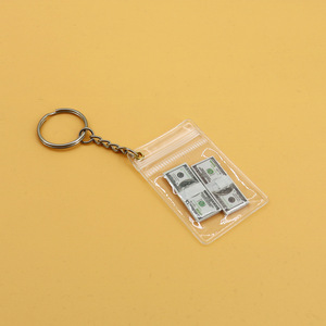 Thời Trang Mỹ Đô La Tiền Giấy Carabiner Móc Khóa Mini Mặt Dây Trong Suốt Cross-Biên Giới Cho Amazon Tiền Tệ Phụ Kiện Cổ - Product Image 4