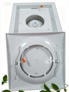 Ventilateur de salle de bain 8/10/12 pouces avec lumière LED, ventilateur d'extraction silencieux pour la déshumidification dans les salles de bain domestiques - Product Image 5