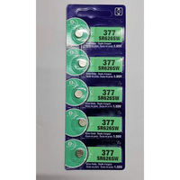 5 buah/lot 100% asli 371 SR920SW 1.55V baterai jam 371 SR920SW tombol sel koin
