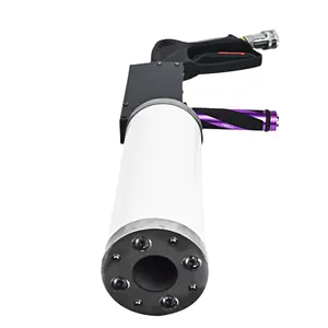 Siterui SFX LED CO2 gun with 3 meters hose Big jet liquid CO2 stage effects gun Manually controlled handheld CO2 stage smoke gun