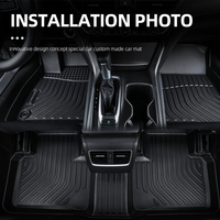 Tapis de sol de voiture imperméables de qualité assurée pour Toyota Harrier, tapis en TPE, tapis, doublures de voiture, protection