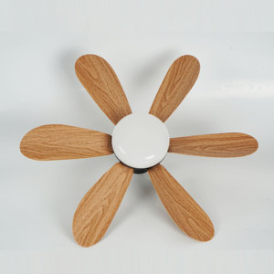 Plafonnier avec <span class=keywords><strong>ventilateur</strong></span> de 21 pouces pour salon et salle de bain, <span class=keywords><strong>ventilateur</strong></span> de <span class=keywords><strong>plafond</strong></span> à 6 pales, lustre avec <span class=keywords><strong>ventilateur</strong></span> de <span class=keywords><strong>plafond</strong></span> 40W, 3 vitesses de vent - Product Image 5