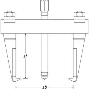 HAZET - 1750-14 Extractor de sujeción rápida con 2 brazos-EAN 4000896249961 EXTRACTORES CON MORDAZAS AUTOCENTRADORAS - Product Image 2