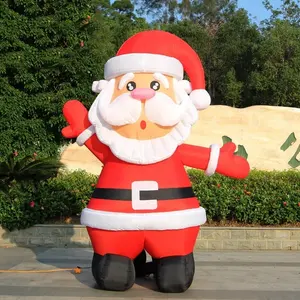 Mutlu noel için ucuz fiyat noel şişme Santa Claus ve elfler