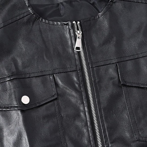 Chaleco de Cuero de Diseño Único y Alta Calidad para Hombre, Transpirable, Cómodo, MOQ Bajo, Chaleco sin Mangas Hecho de Cuero - Product Image 4