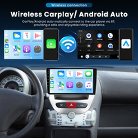 Autoradio Podofo 10'' pour Toyota Aygo 2004-2014/Peugeot 107/Citroën C1 avec CarPlay sans fil/Android Auto 2+64G WiFi GPS OEM/ODM