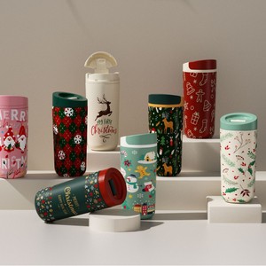 Stainless Steel Tumbler 304 Extra Large Flip Top Push Pull Coffee Cup For Office Outdoor Gift Present - Product Image 1