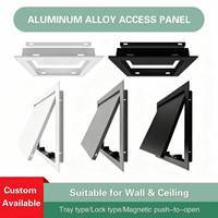 Panneaux d'accès carrés en aluminium modernes et durables de haute qualité, portes de conduits pour environnements intérieurs/extérieurs, sous-sols et entrepôts