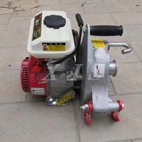Treuil portable à moteur essence de 1 tonne pour les travaux de pose de lignes de transmission d'énergie