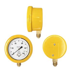 प्रभाव प्रतिरोध स्टेनलेस स्टील 100 एमबीएआर डायाफ्राम सील एमबीएआर कम दबाव नापने का यंत्र - Product Image 1