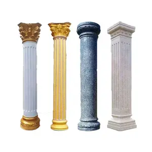 Cetakan Plastik Serat Kaca Eksterior Beton untuk Pilar Romawi