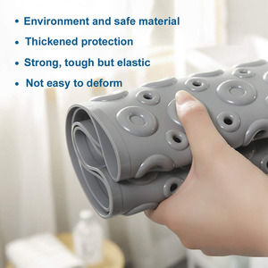 Alfombrilla antideslizante de PVC para <span class=keywords><strong>bañera</strong></span>, alfombrilla antideslizante para ducha, alfombrillas de ducha de succión fuerte lavables con ventosas - Product Image 5