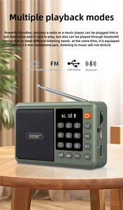 YCCOSU 832 YS-516 Radio Multifunzionale Portatile Mp3 per Anziani Mini Lettore con Scheda <span class=keywords><strong>USB</strong></span> e Altoparlante BT - Product Image 5