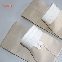 Sac filtrant en tissu tissé de fibre de verre expansée pour la collecte des poussières à haute température dans les fours à ciment, certifié ISO