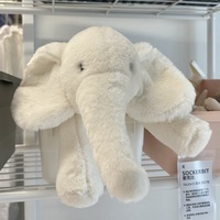 Boneka Gajah Lembut Gaya Nordik Warna Abu-abu, Mainan Hewan Isi Dakron untuk Teman Tidur Anak, Dekorasi Rumah, Bersertifikat CE, Tersedia