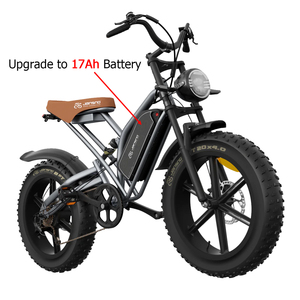 Bicicleta Eléctrica JANSNO X50 de AU Warehouse, Bicicleta Eléctrica Todoterreno con Doble Batería de 17AH para Montaña, Nieve y Viajes por Carretera - Product Image 1