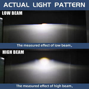 고출력 SFIDA LD-7 70W 6000K 3 인치 프로젝터 렌즈 자동 안개등 사용자 정의 상자 패키지에 대한 이중 LED 자동차 헤드 라이트 - Product Image 2
