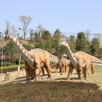 Dino Şehri Gerçek Boyutta Robot Dinozor (Silikon ve Çelik) Açık/Kapalı Alanlarda, Eğlence Parklarında ve Çocuk Alanlarında Kullanım İçin