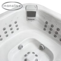 Centre de bien-être familial, spa extérieur polyvalent pour 8 personnes avec hydromassage, jets d'air et système d'hydrothérapie complet.