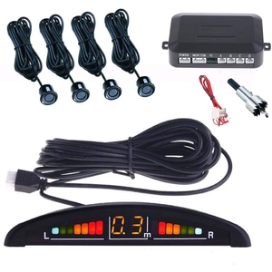 Kit di 4 sensori di parcheggio verniciabili per auto con apparecchiature di parcheggio con Display audio a LED - Product Image 1