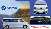 Nouveau bus électrique KAMA ESP8 16-30 places automatique RHD/LHD 2.0L Euro 6 90kW, mini-bus urbain