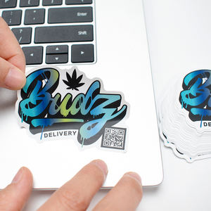 Pegatina de Vinilo Personalizada con Diseño de Dibujos Animados, Resistente al Agua, para Laptop, Adhesiva, Impresa, Recortada, para Publicidad - Product Image 1