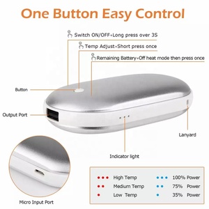 Calentadores de mano reutilizables recargables, Banco de energía, calentador de manos de 5200mAh, calentadores de manos de bolsillo, cargador de batería portátil <span class=keywords><strong>para</strong></span> hombres y mujeres - Product Image 6