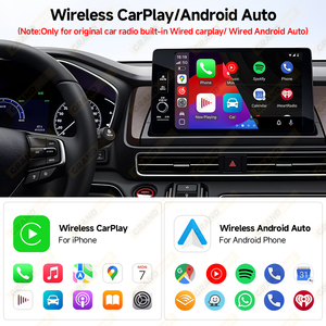Grandnavi 2in1 không dây Carplay <span class=keywords><strong>Android</strong></span> Auto Dongle hỗ trợ steelwheel điều khiển BT cuộc gọi cho ban đầu có dây Carplay xe - Product Image 2