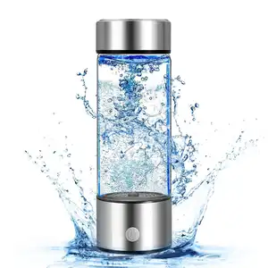 OEM Hydrogen Rich Cup Alkaline Ionizer USB Rechargeable Generator Ionization Water Bottle Glass Cup Jug