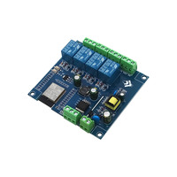 Modul Relay 4 Kanal ESP32 WiFi Ble dengan Power Supply AC DC, Papan Pengembangan ESP32-WROOM LC-Relay-ESP32-4R-A2