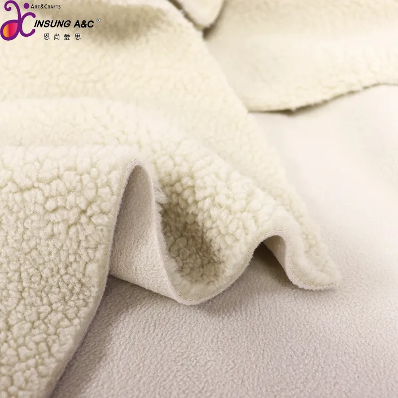 100% Polyester High Quality Super Soft Hand Feeling Fur Lamb Fabric