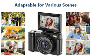 4K Vlog Digitale <span class=keywords><strong>Videocamera</strong></span> Met 3.0 ''Rotatiescherm En Afstandsbediening Camcorder Hd Digitale Zoomcamera - Product Image 6