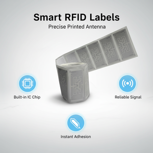 UHF RFID Paper Hang Tag for Apparel Store Fast Inventory Counting Anti-Loss Clothing RFID Tag Roll - Product Image 2