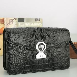 Bolso de mano para hombre de New <span class=keywords><strong>Thai</strong></span> Siamese Casual Crocodile Leather Clutch Fashion Trend Business Bag con cierre de cremallera - Product Image 2