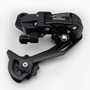 SUNRUN Dérailleur arrière de vélo en alliage 7/8/<span class=keywords><strong>9</strong></span> <span class=keywords><strong>vitesses</strong></span> pliable noir Compatible avec pour modèle RD-HG-27A - Product Image 3