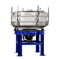 Écran vibrant rotatif VRS, tamiseur circulaire à ultrasons pour poudres ultrafines, équipement neuf, robuste, garantie 4 ans