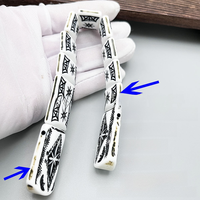 Gelang Resin 3D Berputar Motif Jaring Laba-laba untuk Meditasi dan Menghilangkan Stres dengan Liontin Bintang Lipat Gaya Kerudung