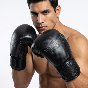 Guantes de Boxeo MMA Negros Premium de Alta Calidad, 16oz, 100% Cuero Vacuno, Hechos a Medida, Diseño de Logotipo Grabado, Guantes de Combate para Adultos - Product Image 5