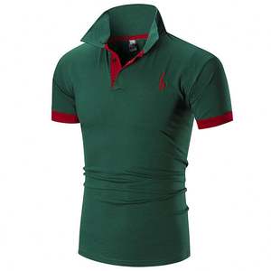 Camiseta de Golf Casual de Cuello Alto Lisa de Alta Calidad al por Mayor para Hombre, 180 g/m², Tejido de Punto Antibolitas y Transpirable - Product Image 6
