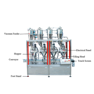 Công nghiệp của nhãn hiệu lớp Cà phê bột máy đóng gói CE/FDA compliant cho thực phẩm 220V tuyến tính điền & niêm phong chai nhựa - Product Image 4