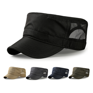 Casquette verte classique d'été OEM d'usine Casquette et casquette de camionneur de baseball à logo plat - Product Image 2