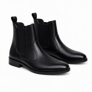 Botas Chelsea de Cuero Genuino, Calzado de Moda Premium sin Cordones, Cómodo para Uso Diario, Fabricante OEM ODM, Suministro de Fábrica con Etiqueta - Product Image 5