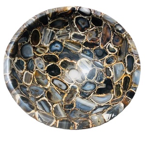 Lavabo mixto de ágata, colección de la mejor calidad para el hogar, decoración para sala de estar, fregadero para baño, área de lavado a mano al mejor precio - Product Image 1