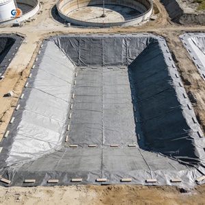 Bâche imperméable Glory Bridge pour <span class=keywords><strong>bassin</strong></span>, 2 mm, en géomembrane HDPE résistante à l'huile, pour la prévention des infiltrations dans les réservoirs d'huile, les fosses et les bassins. - Product Image 2