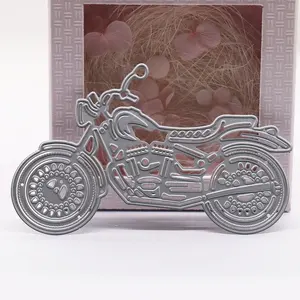 Motorrad Diy Karte Schneidwerk zeuge Scrap booking Metall Stanz ungen Hand craft Handmade Recycled Craft