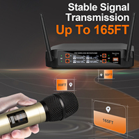 Offre Spéciale Système de Microphone Sans Fil Professionnel DX4 avec Micro à Main pour Église