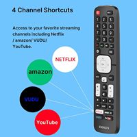 Télécommande de remplacement EN2A27S pour téléviseurs Hisense Smart TV Android/Google/LCD ULED OLED HD 4K UHD