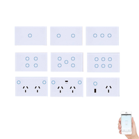 Interrupteur mural intelligent ReZ-TI Matter Over Thread, commande à distance pour maison intelligente, compatible avec Apple Home, Alexa, Google Home, Smart Things