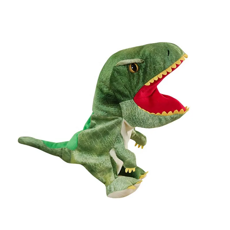 Douluo Nieuw Ontwerp Dinosaurus Knuffeldieren Speelgoed Baby Dinosaurus Handpoppenassortiment Dinosaurus Speelgoed Vroeg Leren Knuffels