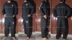 Nouvel arrivage : Ensemble de survêtement unisexe à manches longues avec pantalon imprimé, idéal pour l'entraînement, la course et la détente. - Product Image 5